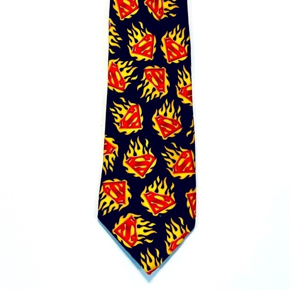 Warner Bros. Other - Warner Brothers Superman Logo Tie